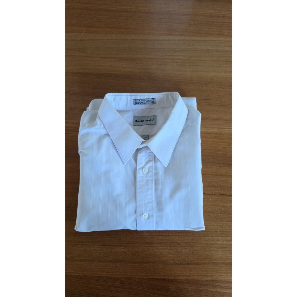 David Taylor Men's 34/35 Button Down Long Sleeve Shirt